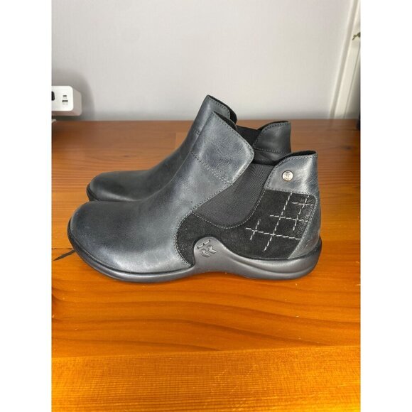 Romika By Josef Seibel Black Leather Chelsea Boots Size 6/EU 37  Comfortable - Picture 4 of 8